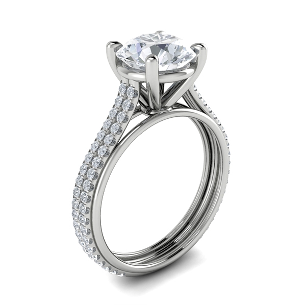 Anoushka in 18k White Gold — view 3