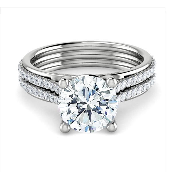 Dina in 18k White Gold