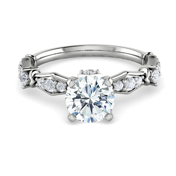 Elisa in 18k White Gold