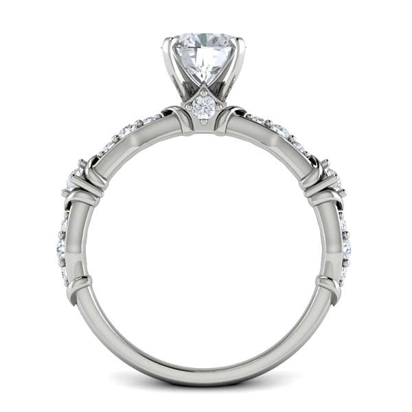 Elisa in 18k White Gold — view 2