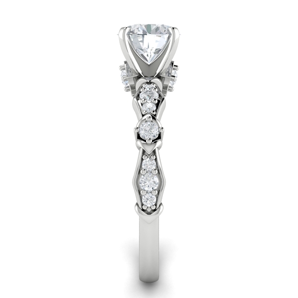 Elisa in 18k White Gold — view 4