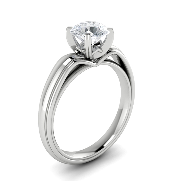 Christina in 18k White Gold — view 3