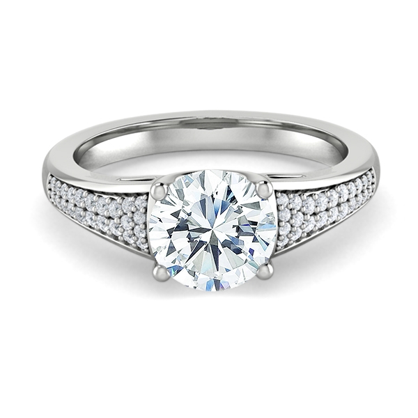 Salma in 18k White Gold