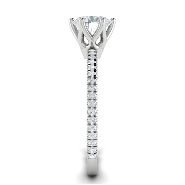 Margret in 18k White Gold — view 3