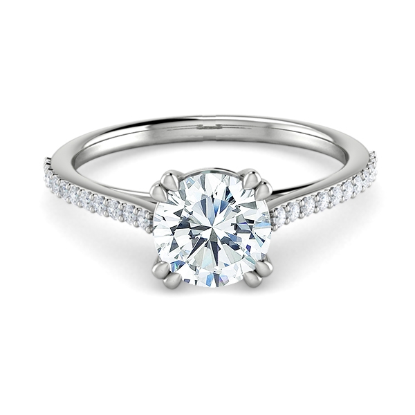 Meagan in 18k White Gold