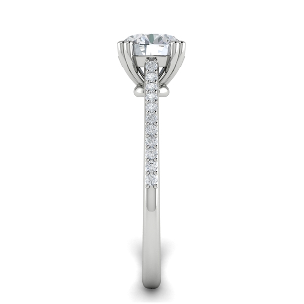 Meagan in 18k White Gold — view 4