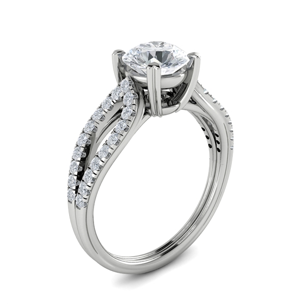 Sindy in 18k White Gold — view 3