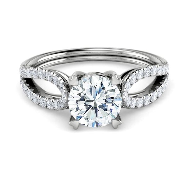 Sindy in 18k White Gold