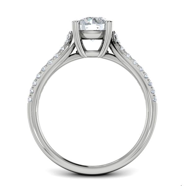 Sindy in 18k White Gold — view 2