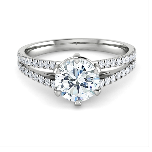 Macy in 18k White Gold