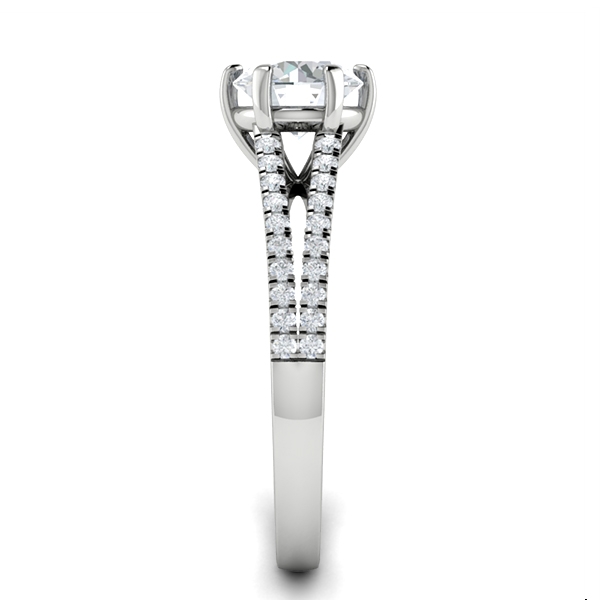 Macy in 18k White Gold — view 4