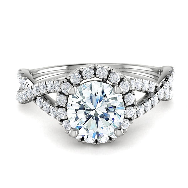 Stefanie in 18k White Gold