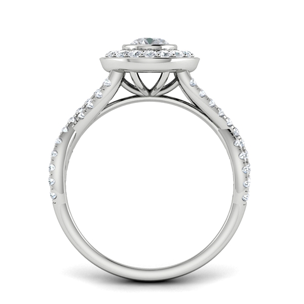 Tracy in 18k White Gold — view 2