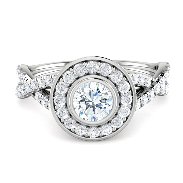 Tracy in 18k White Gold