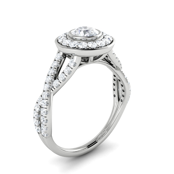 Tracy in 18k White Gold — view 3