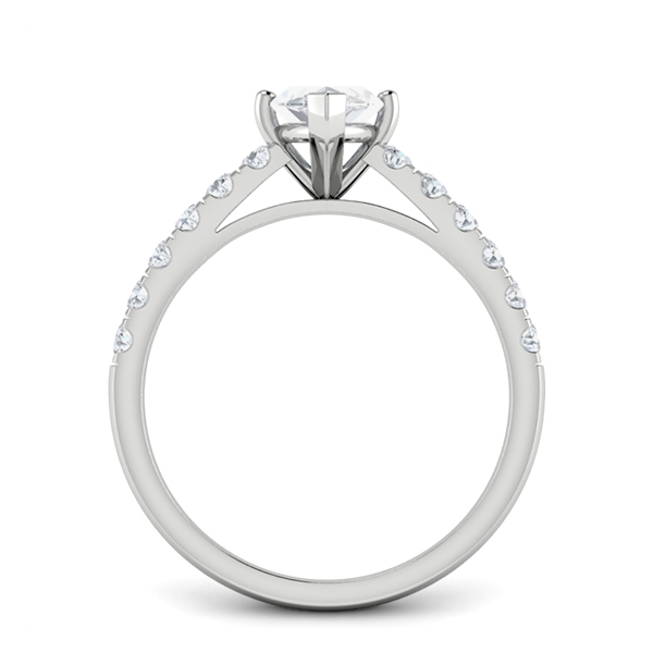 Christiana in 18k White Gold — view 2