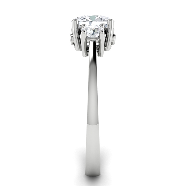 Brylee in 18k White Gold — view 4