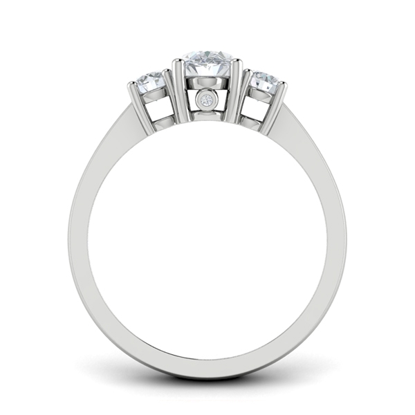 Brylee in 18k White Gold — view 2