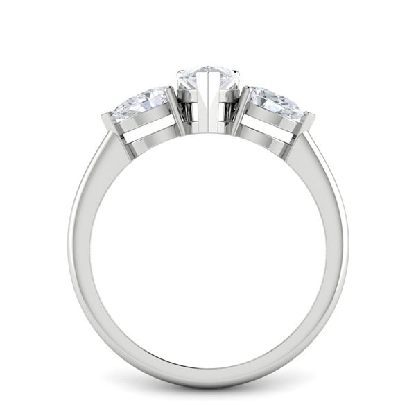 Debbie in 18k White Gold — view 2