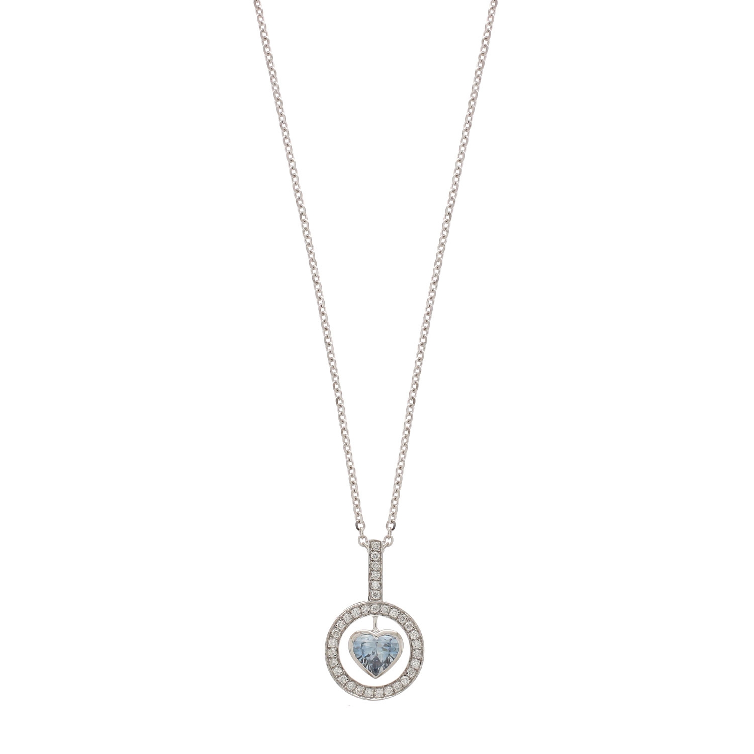 Sylvia in 18k White Gold