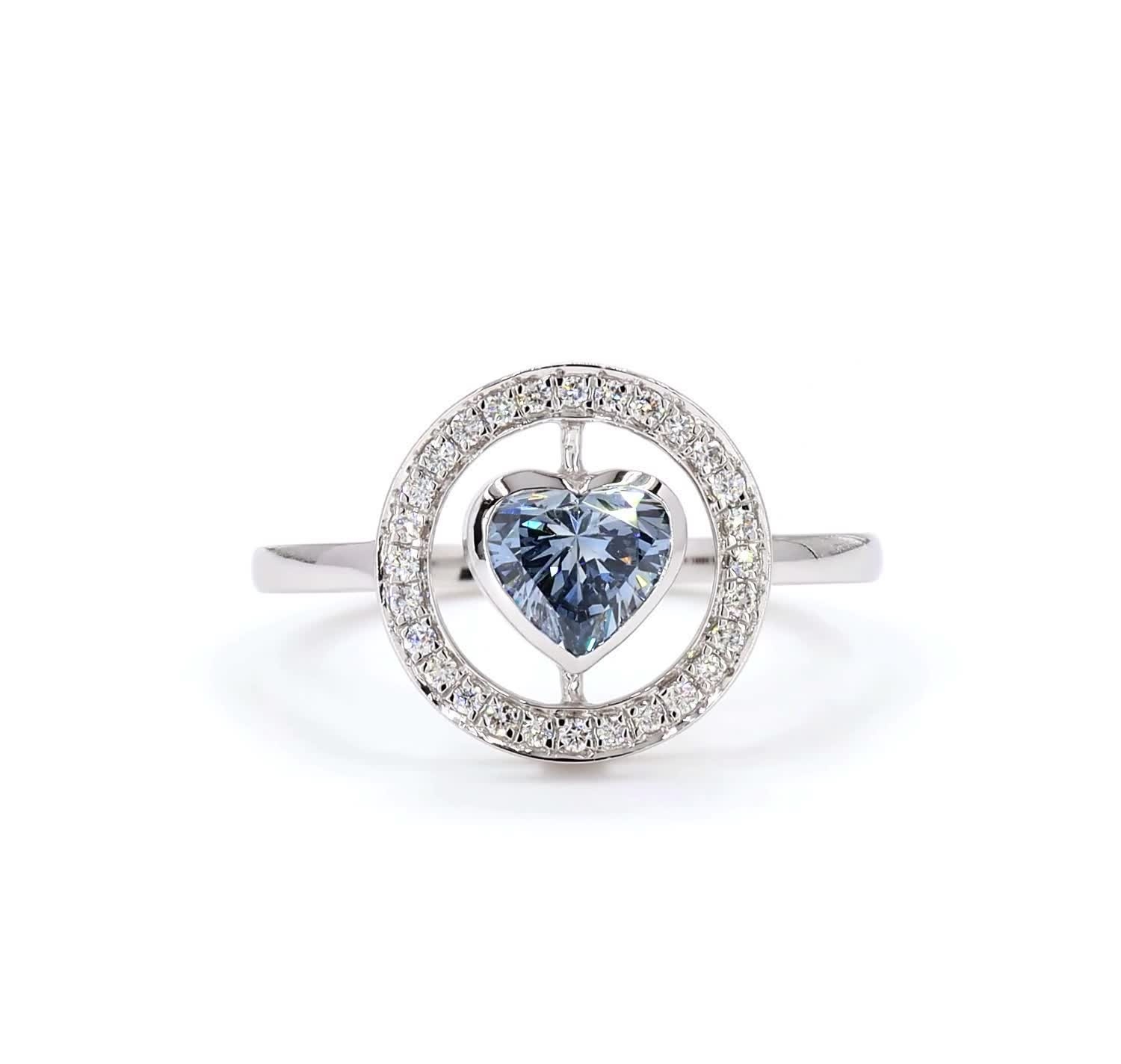 Louisa in 18k White Gold — view 3