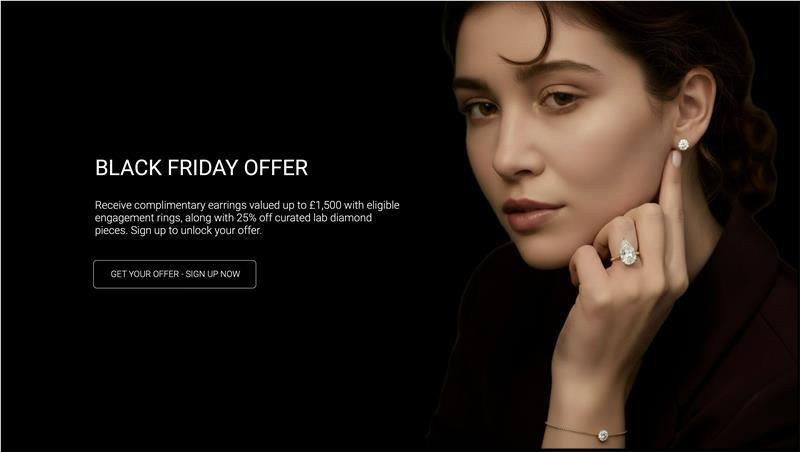 Diamond earrings — Black Friday sale