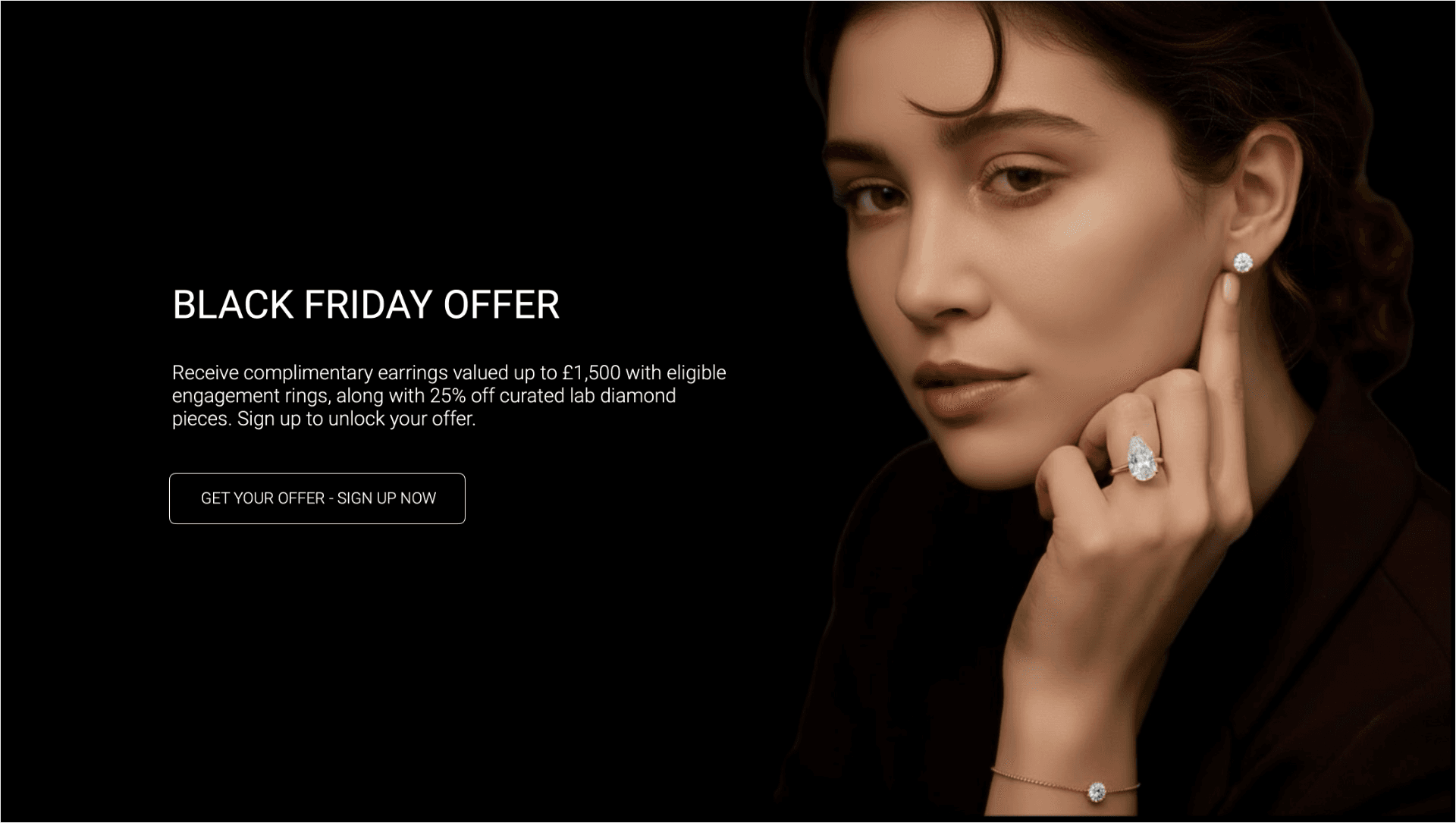 Diamond ring — Black Friday sale