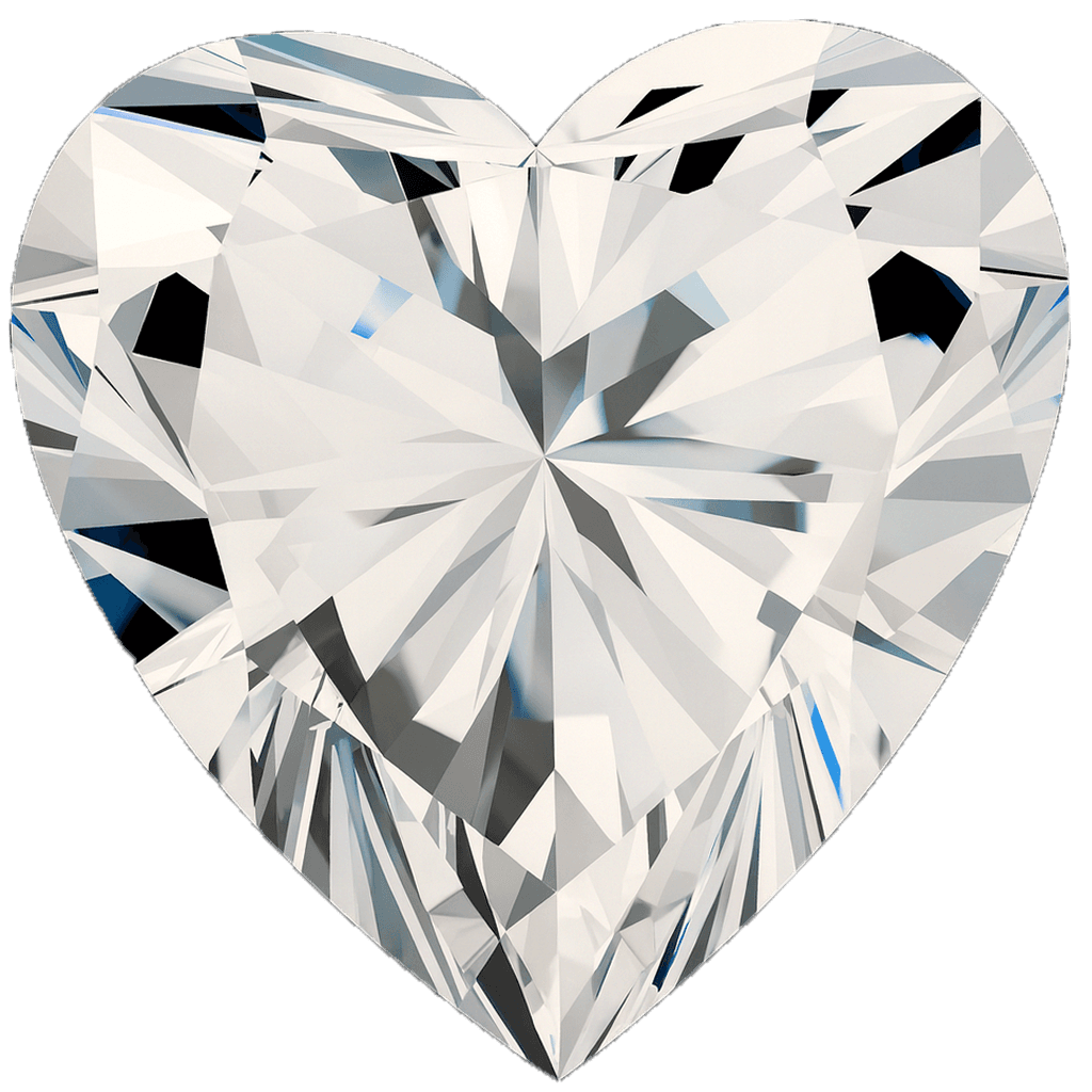 Heart diamond shape