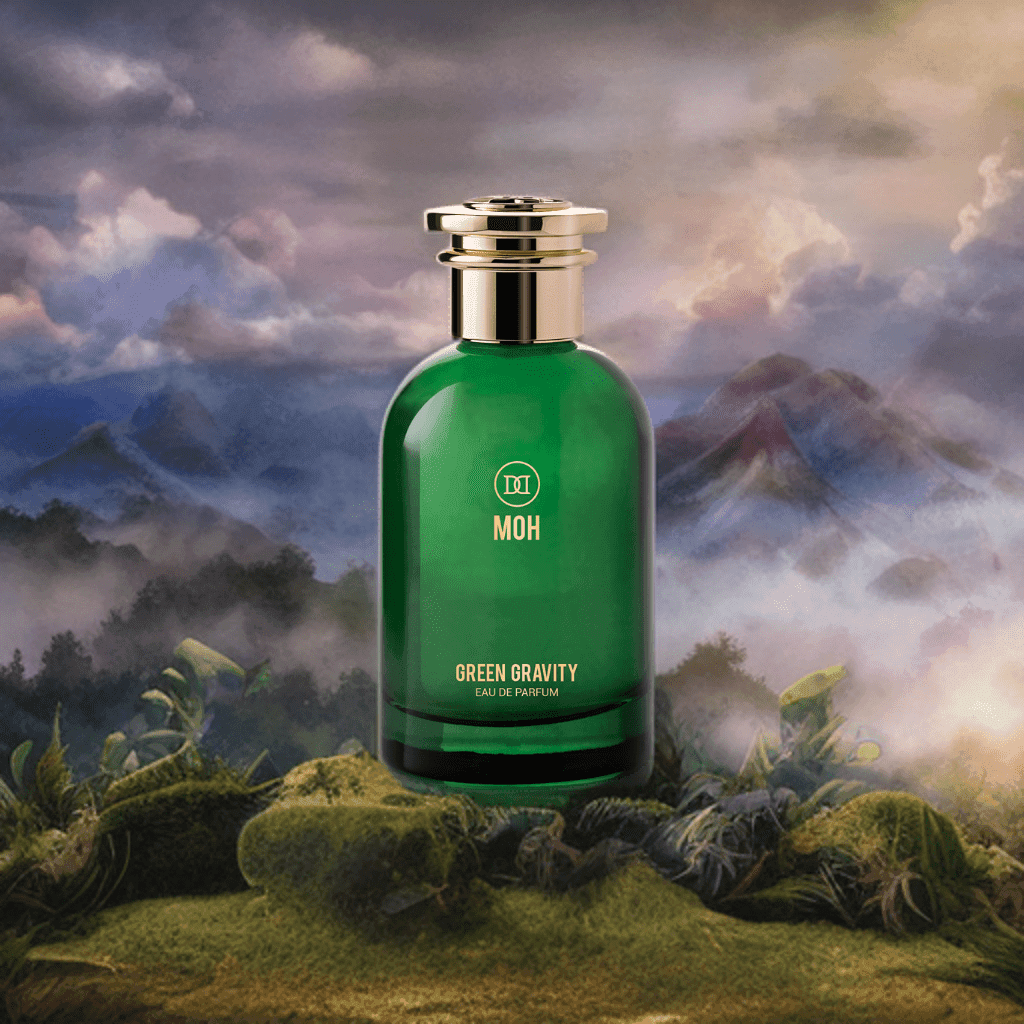 Green Gravity fragrance — citrus and herbal notes