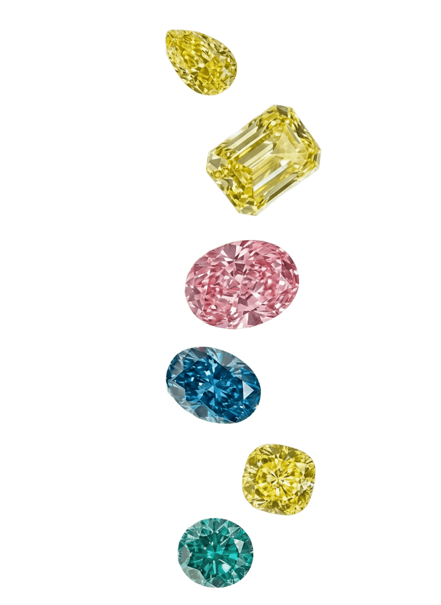 Fancy coloured natural diamond — vivid hues, rare beauty