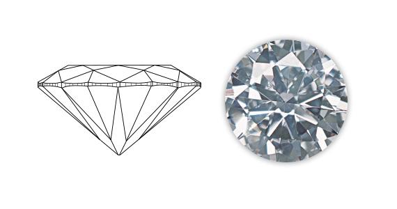 Fair cut diamond — example 1