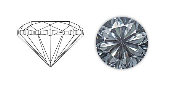 Poor cut diamond — example 2
