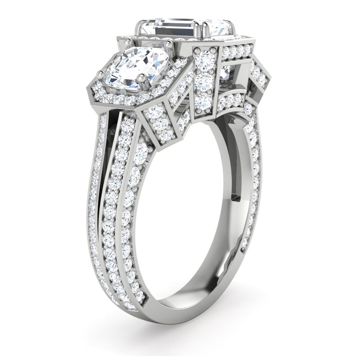 Kalina in 18k White Gold — view 3