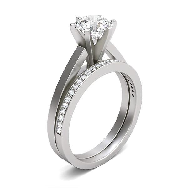 18k White Gold