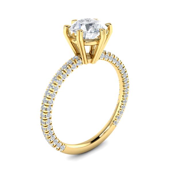 Stacey in 18k Yellow Gold — view 3