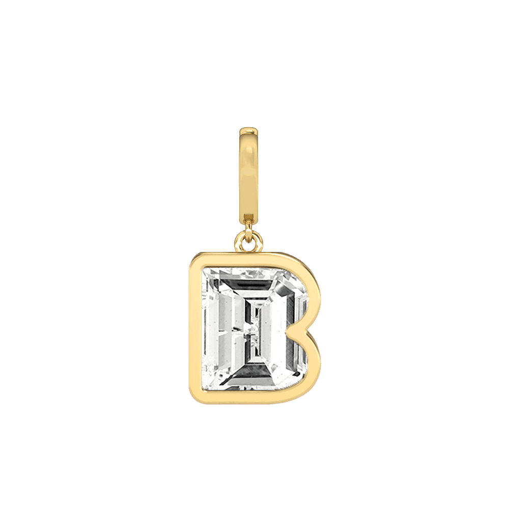 B Letter Alphabet Charm