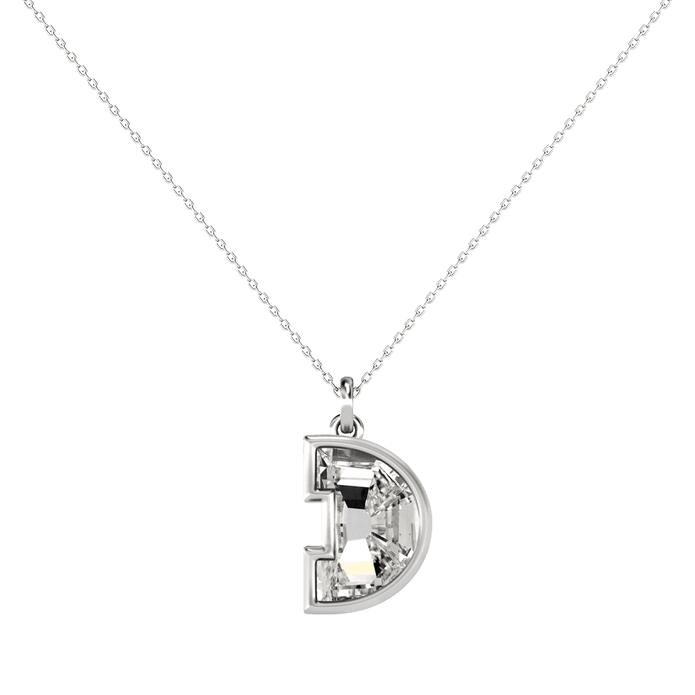 D Letter Alphabet Pendant