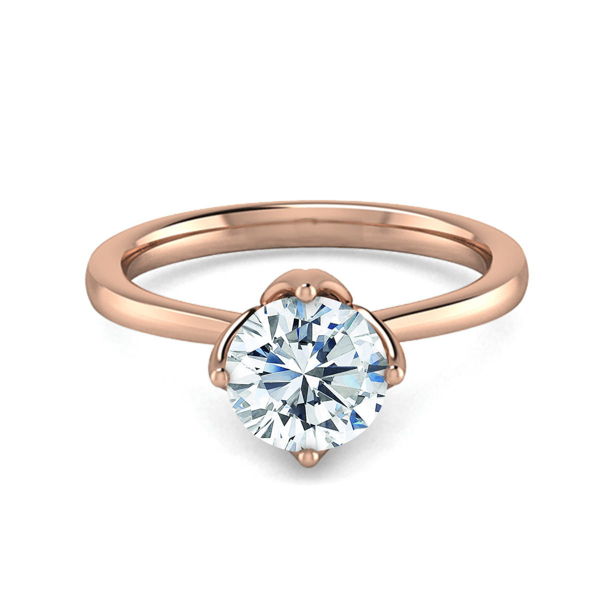 Angela in 18k Rose Gold