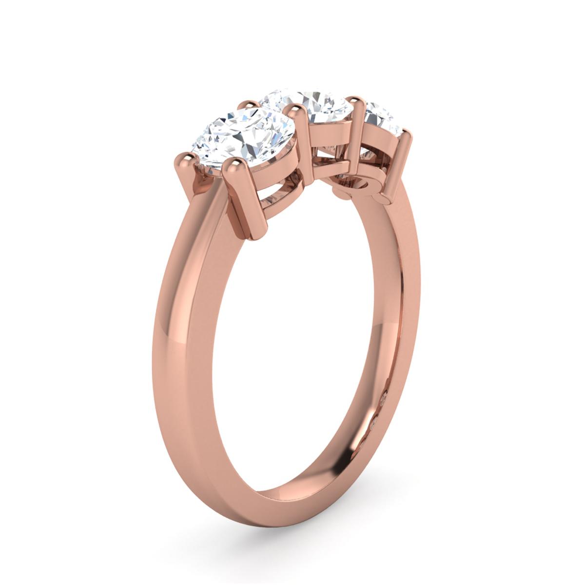 Rebecca in 18k Rose Gold — view 3