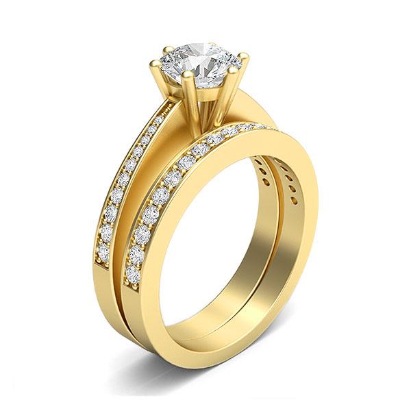 Lizzie in 18k Yellow Gold