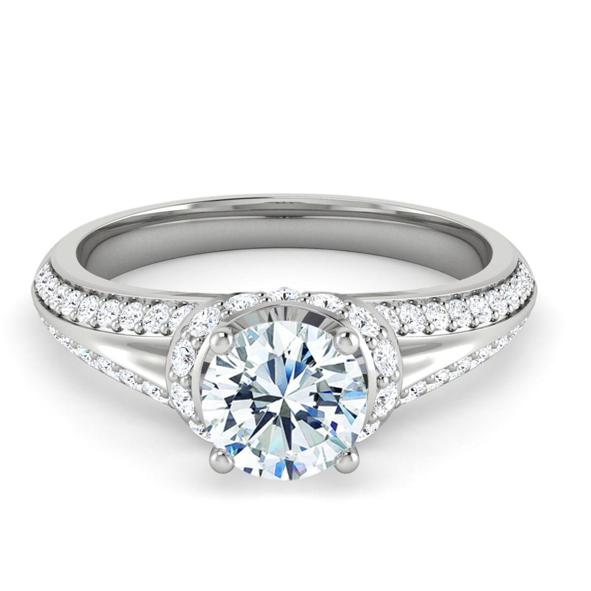 18k White Gold
