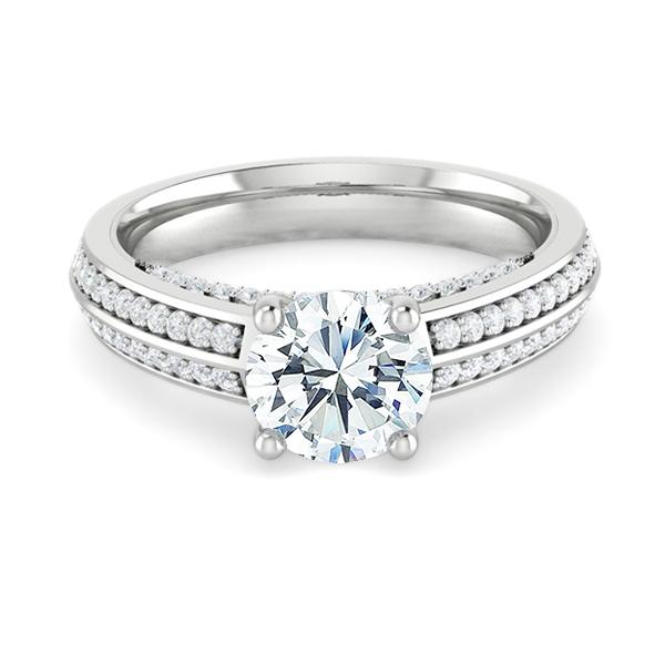18k White Gold