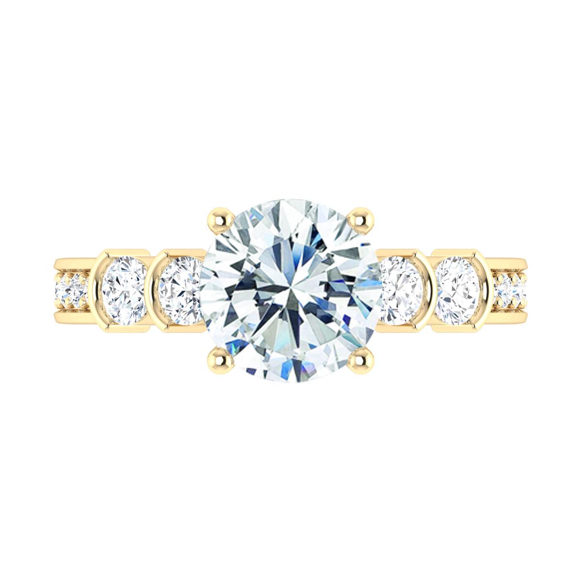 Alia in 18k Yellow Gold — view 5