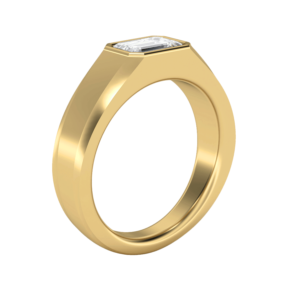 Michael in 18k Yellow Gold — view 3