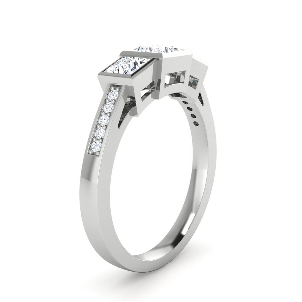 Esme in 18k White Gold — view 3