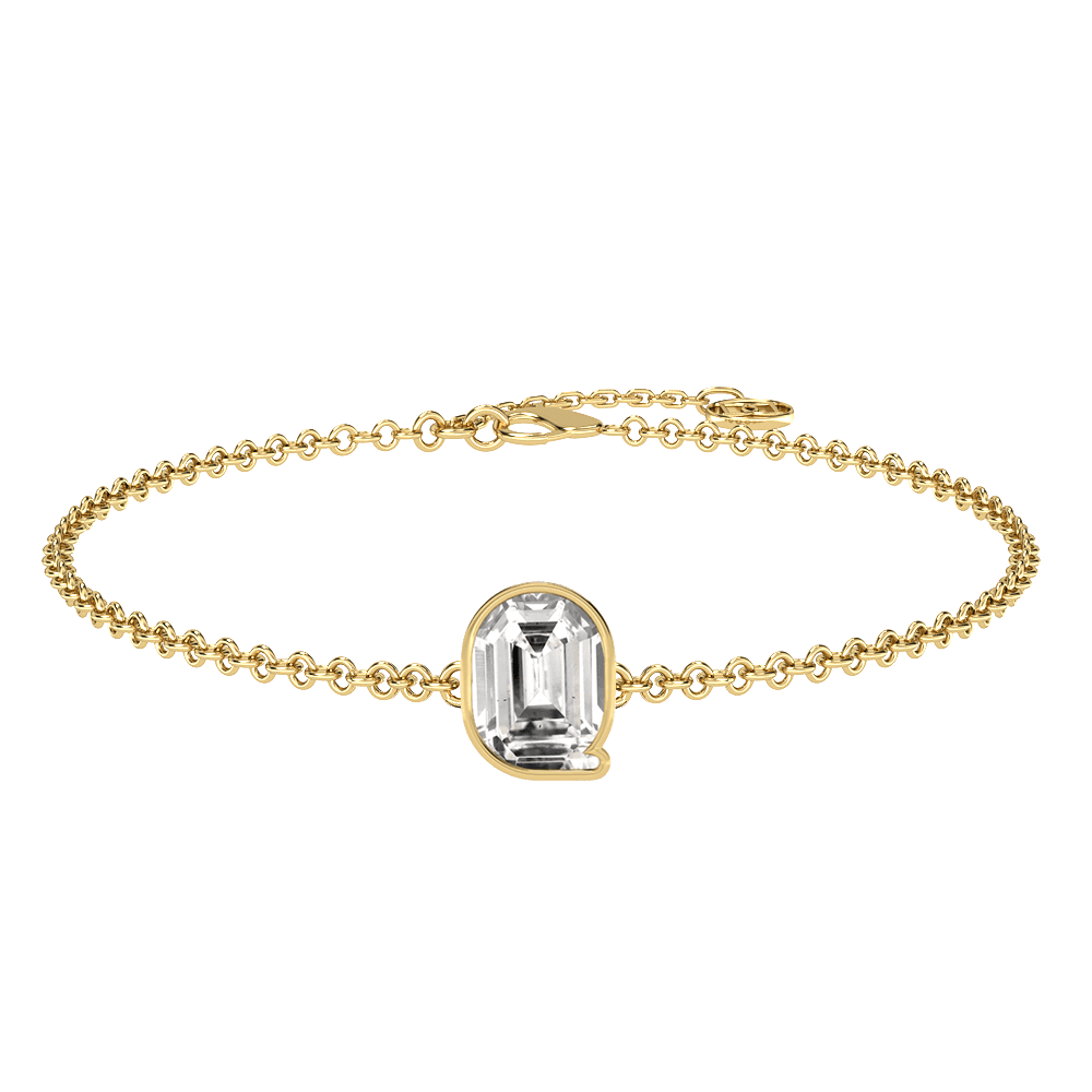 Q Letter Alphabet Bracelet