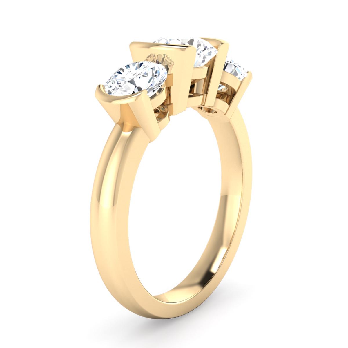 River in 18k Yellow Gold — view 3
