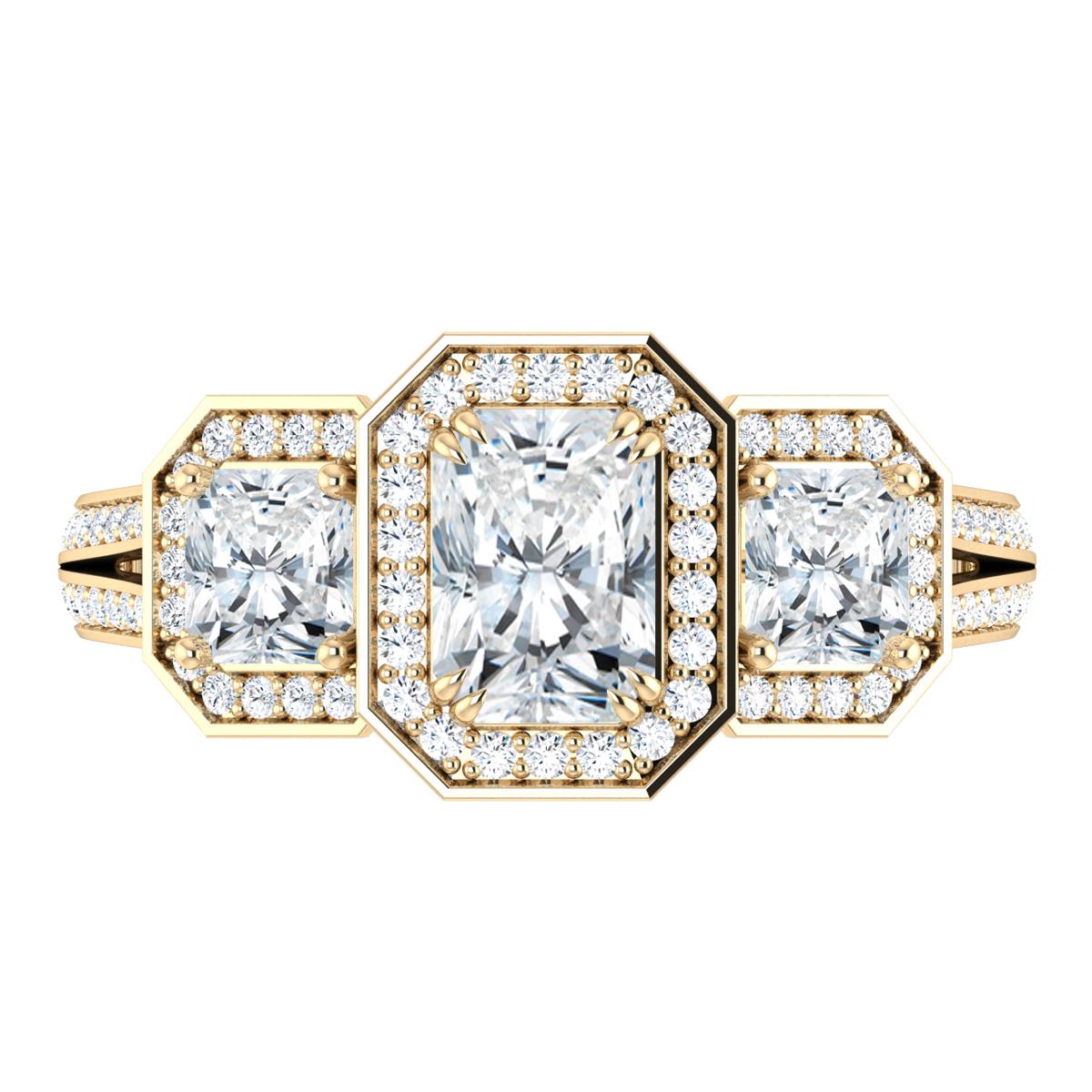 Kalina in 18k White Gold — view 5