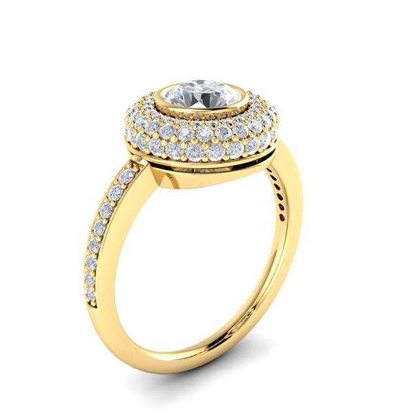Ananya in 18k Yellow Gold — view 3