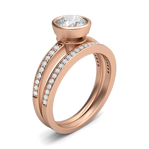 Lili in 18k Rose Gold